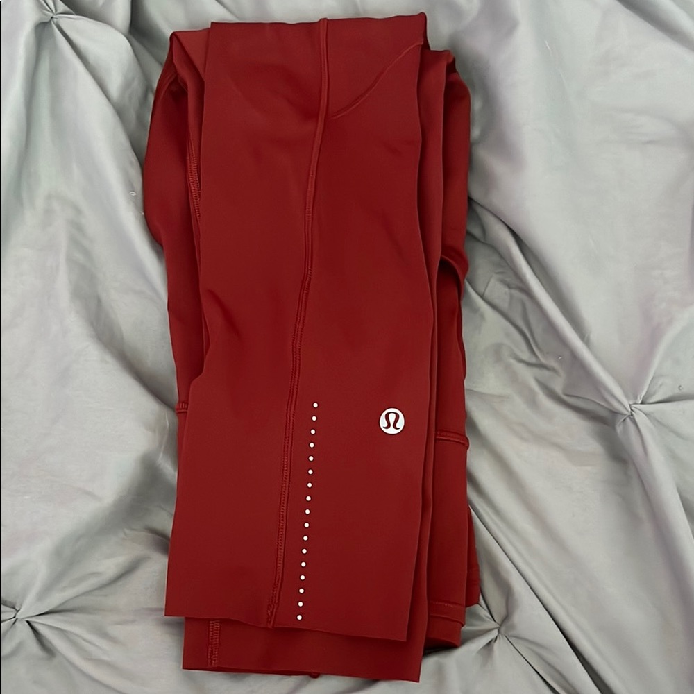 Lululemon Athletica Red Capris